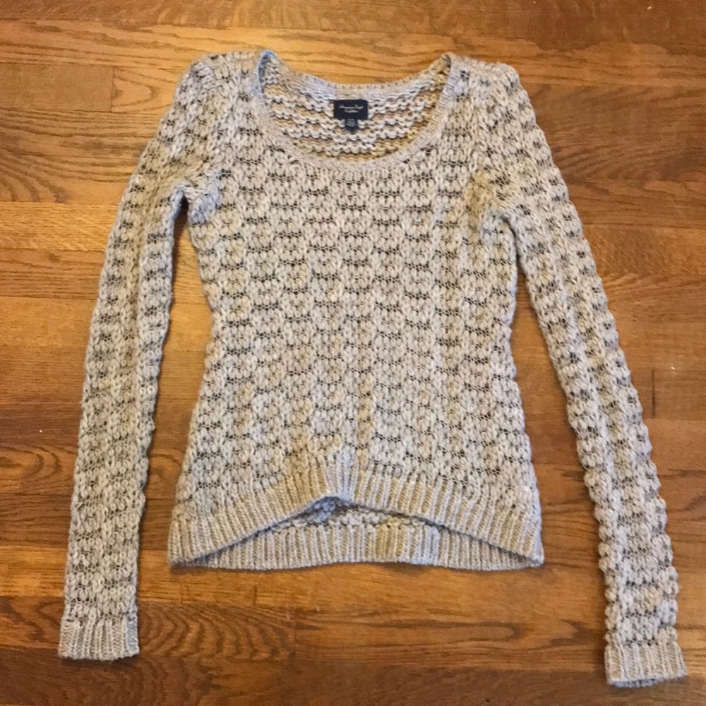 American Eagle Open Stitch Sweater